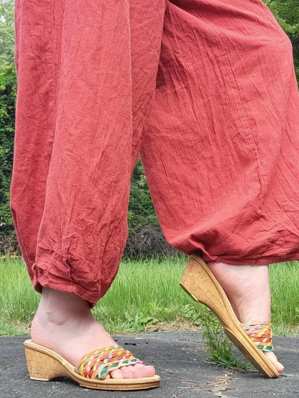 ❝ Italian shoemakers rainbow stap leather sandals 🌈 . ❞
